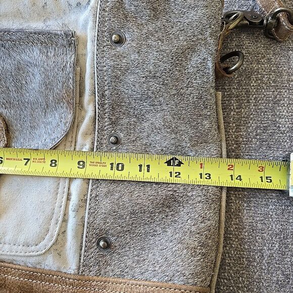 Myra Bags Western Leather Cowhide Crossbody Handbag Shoulder Strap Purse  Bag - Picture 14 of 15